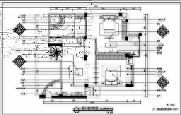 新中式裝修設(shè)計，裝修設(shè)計會舍圖(六)