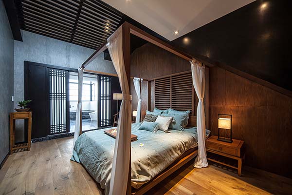 新中式裝修設(shè)計，裝修設(shè)計會舍圖(六)