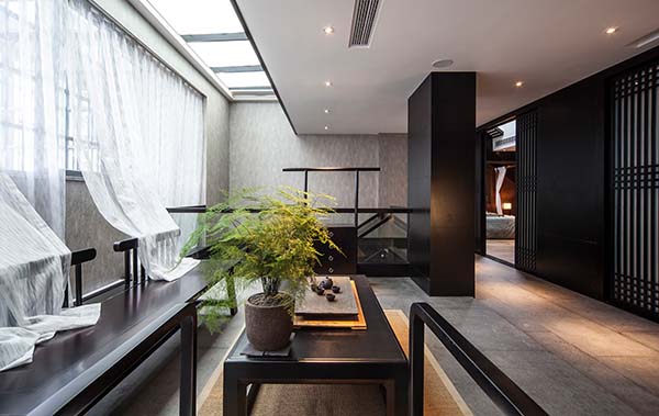 新中式裝修設(shè)計，裝修設(shè)計會舍圖(六)