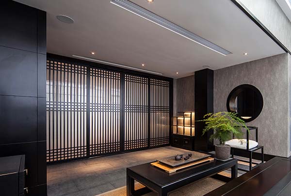 新中式裝修設(shè)計，裝修設(shè)計會舍圖(六)