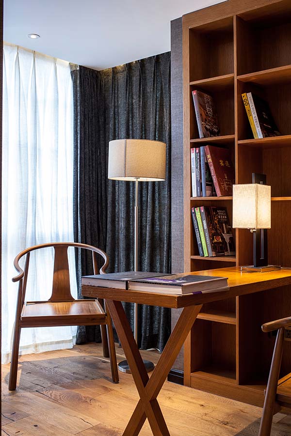 新中式裝修設(shè)計，裝修設(shè)計會舍圖(六)