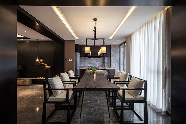 新中式裝修設(shè)計(jì)，裝修設(shè)計(jì)會(huì)舍圖(六)