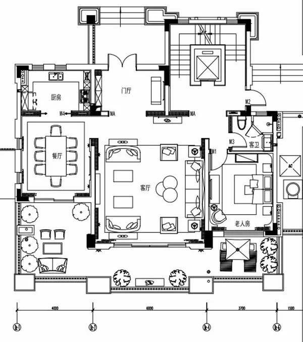 新中式裝修設(shè)計(jì)，裝修設(shè)計(jì)會(huì)舍圖(八)