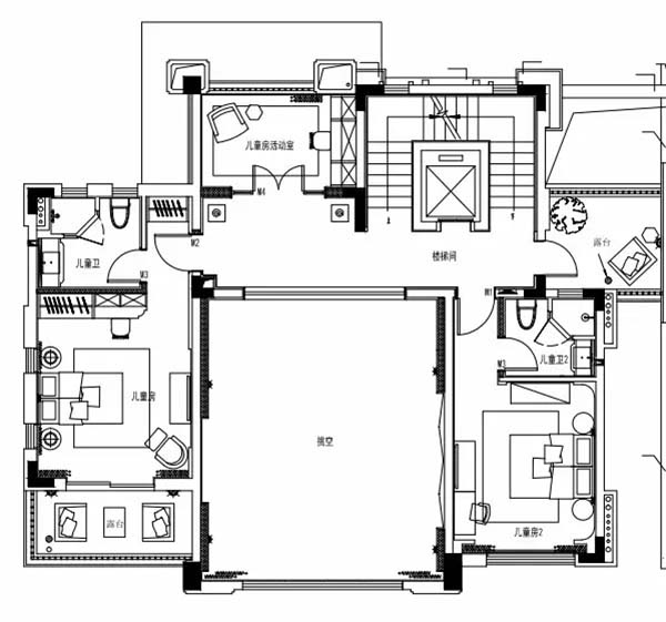 新中式裝修設(shè)計(jì)，裝修設(shè)計(jì)會(huì)舍圖(八)