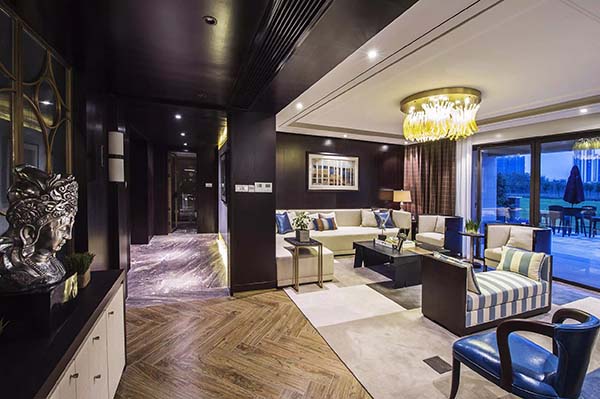 新中式裝修設(shè)計(jì)，裝修設(shè)計(jì)會舍圖(八)