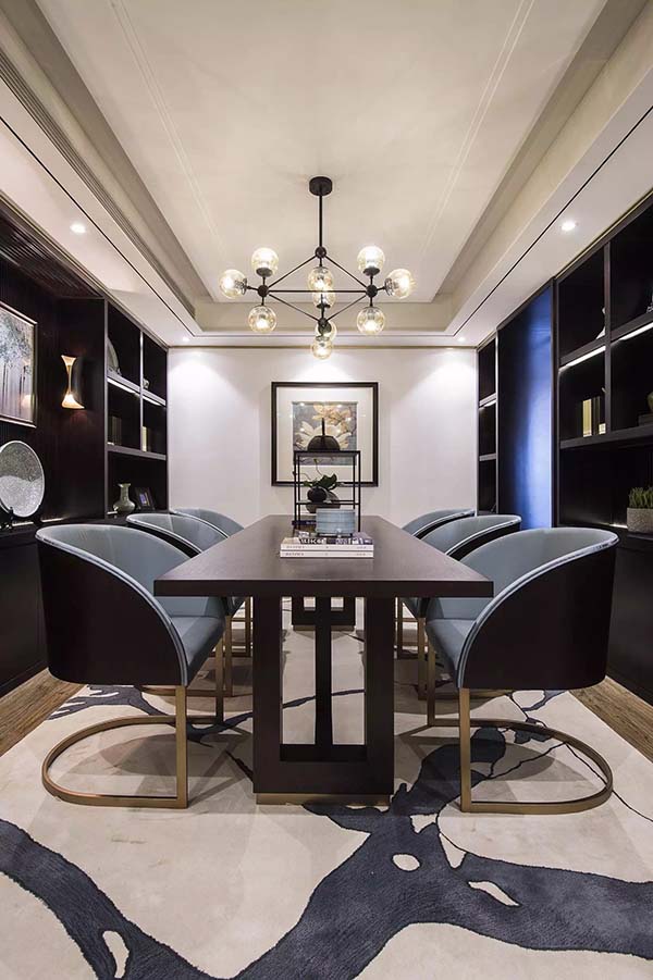 新中式裝修設(shè)計(jì)，裝修設(shè)計(jì)會舍圖(八)