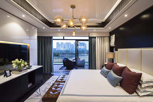 新中式裝修設(shè)計(jì)，裝修設(shè)計(jì)會舍圖(八)