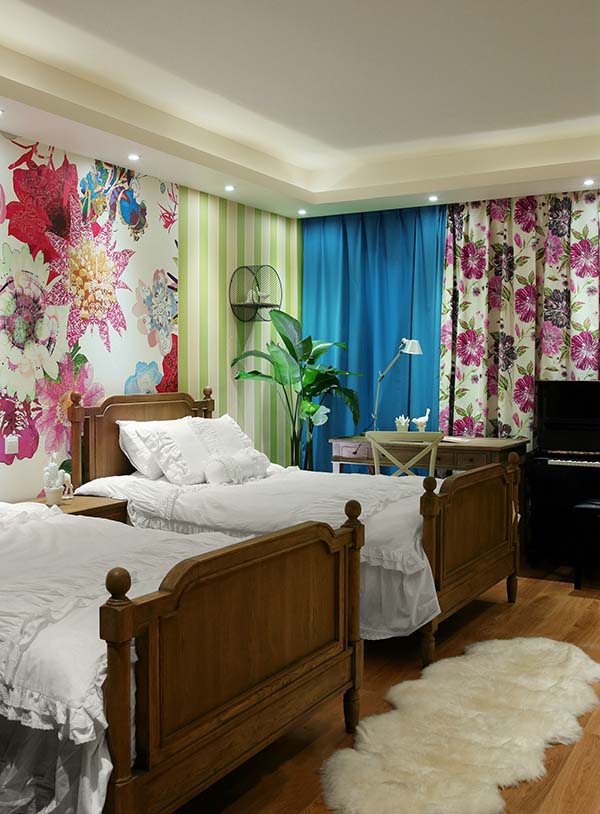 新中式裝修設(shè)計，裝修設(shè)計會舍圖(九)