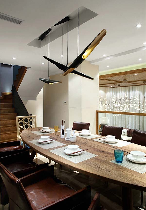 新中式裝修設(shè)計，裝修設(shè)計會舍圖(九)