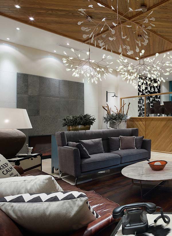 新中式裝修設(shè)計(jì)，裝修設(shè)計(jì)會(huì)舍圖(九)