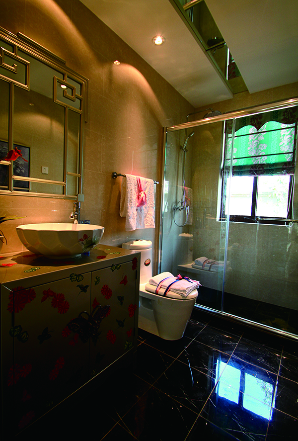 淡菜琉璃新中式裝修風(fēng)格的會(huì)舍設(shè)計(jì)圖