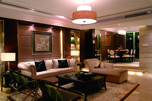 新中式裝修設(shè)計(jì)，公園大地風(fēng)格的裝修