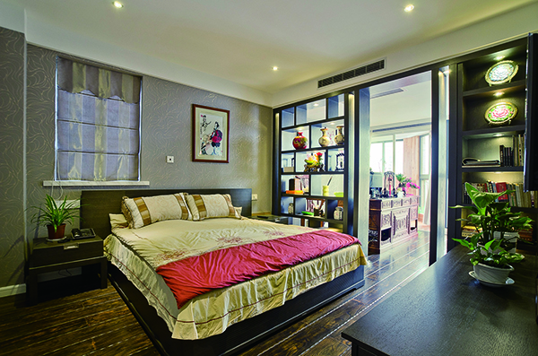 會舍荷塘月色風格的裝修設計，新中式裝修設計