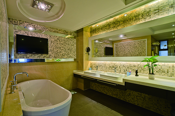 會舍荷塘月色風格的裝修設計，新中式裝修設計