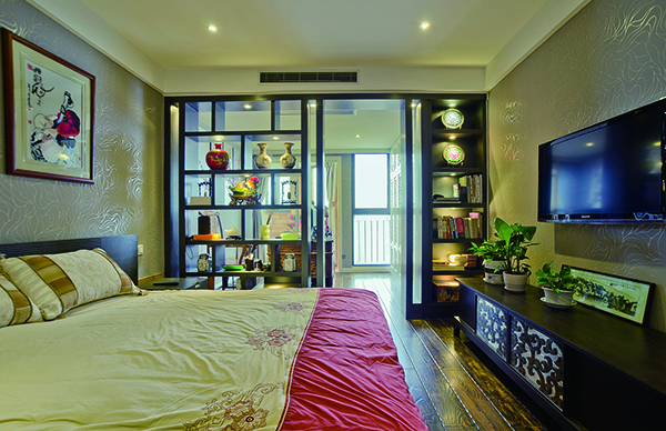 會舍荷塘月色風格的裝修設計，新中式裝修設計