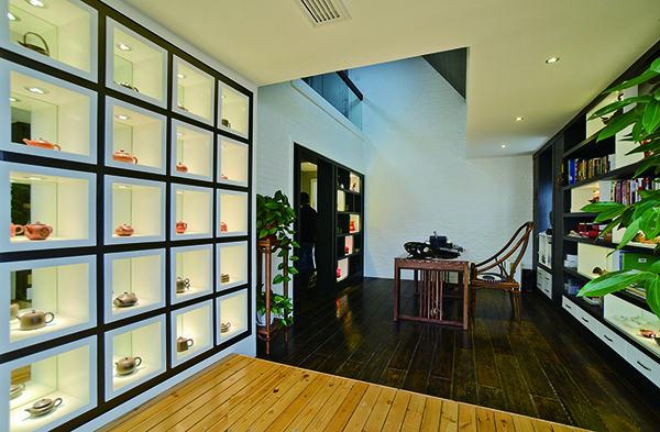 會舍荷塘月色風格的裝修設計，新中式裝修設計