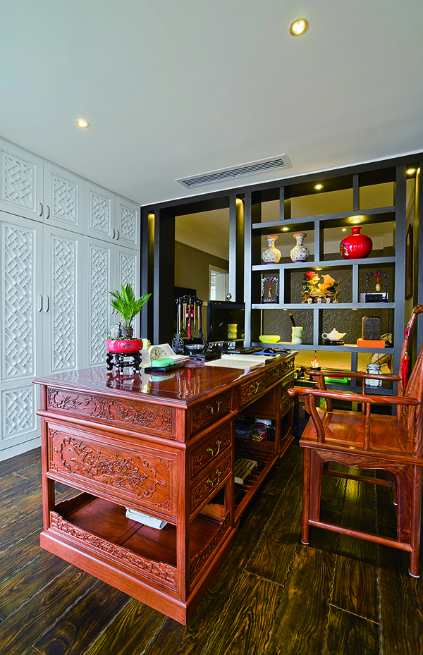 會(huì)舍荷塘月色風(fēng)格的裝修設(shè)計(jì)，新中式裝修設(shè)計(jì)