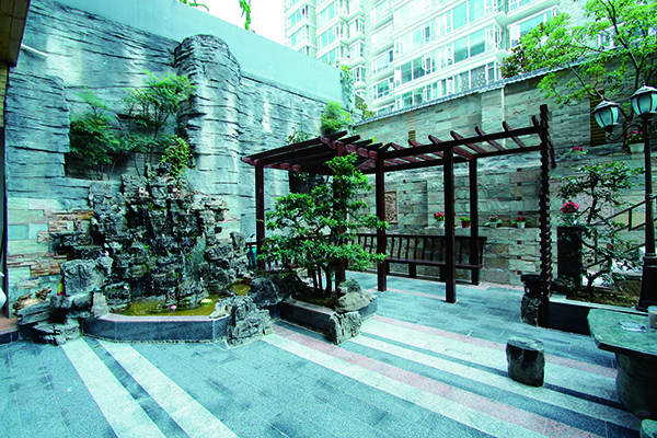 中天花園，簡約新中式家裝別墅樣板房