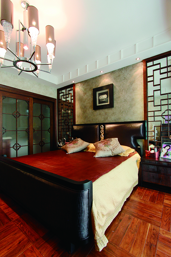 中天花園，簡約新中式家裝別墅樣板房