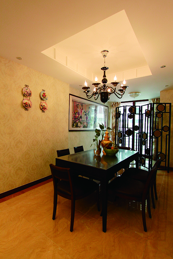 中天花園，簡約新中式家裝別墅樣板房