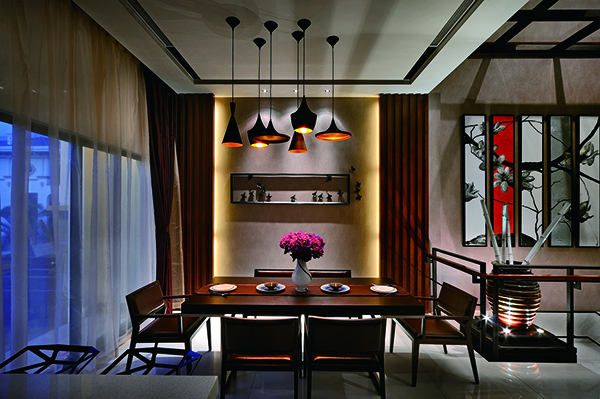 名城港灣，簡約風(fēng)新中式別墅裝修設(shè)計(jì)