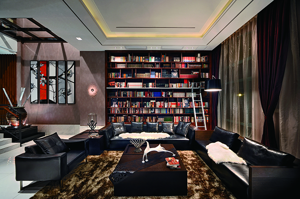 名城港灣，簡(jiǎn)約風(fēng)新中式別墅裝修設(shè)計(jì)