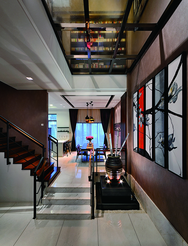 名城港灣，簡約風新中式別墅裝修設(shè)計