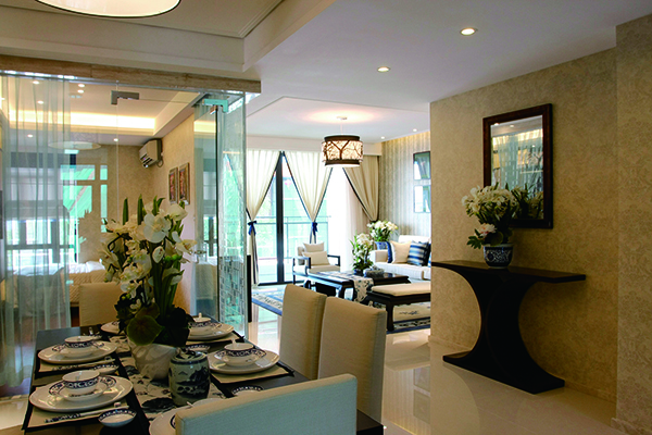 新中式別墅裝修設(shè)計(jì)，愛(ài)上青花瓷