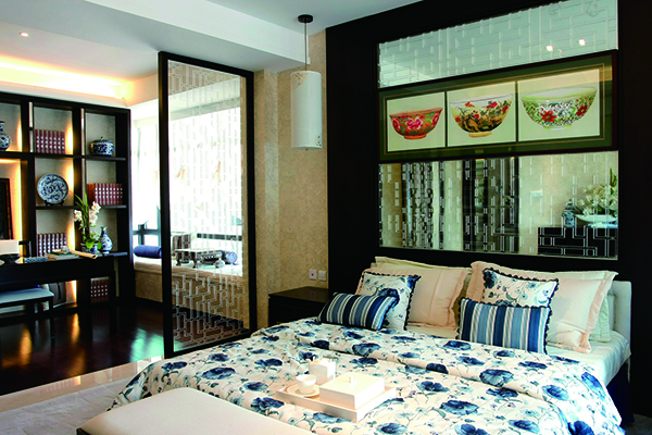 新中式別墅裝修設(shè)計(jì)，愛(ài)上青花瓷