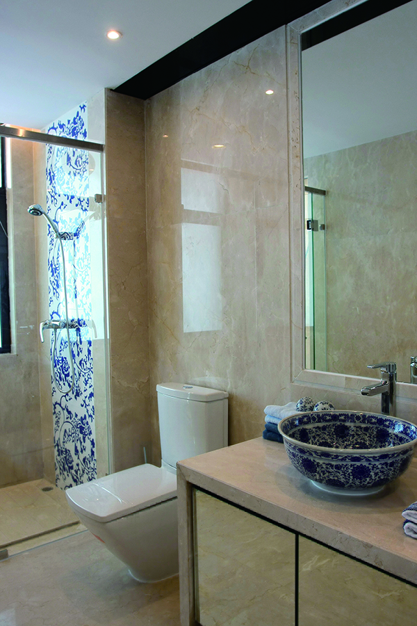 新中式別墅裝修設(shè)計(jì)，愛上青花瓷