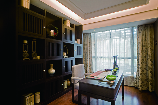 西江花園，新中式簡約別墅裝修設計