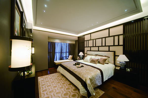 西江花園，新中式簡約別墅裝修設計