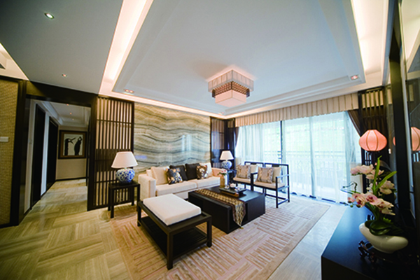 西江花園，新中式簡(jiǎn)約別墅裝修設(shè)計(jì)