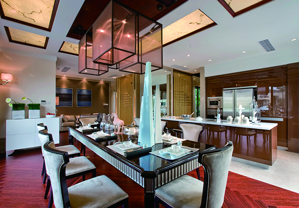 高爾夫別墅，新中式裝修別墅