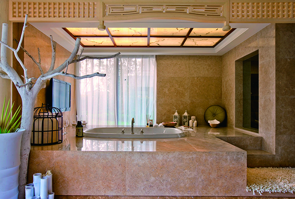 高爾夫別墅，新中式裝修別墅