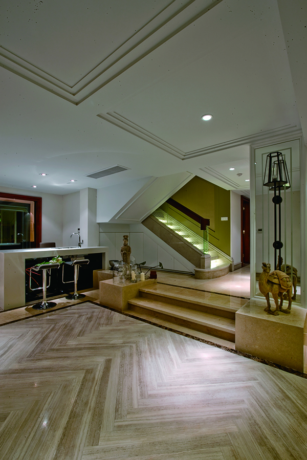 高爾夫別墅，新中式裝修別墅