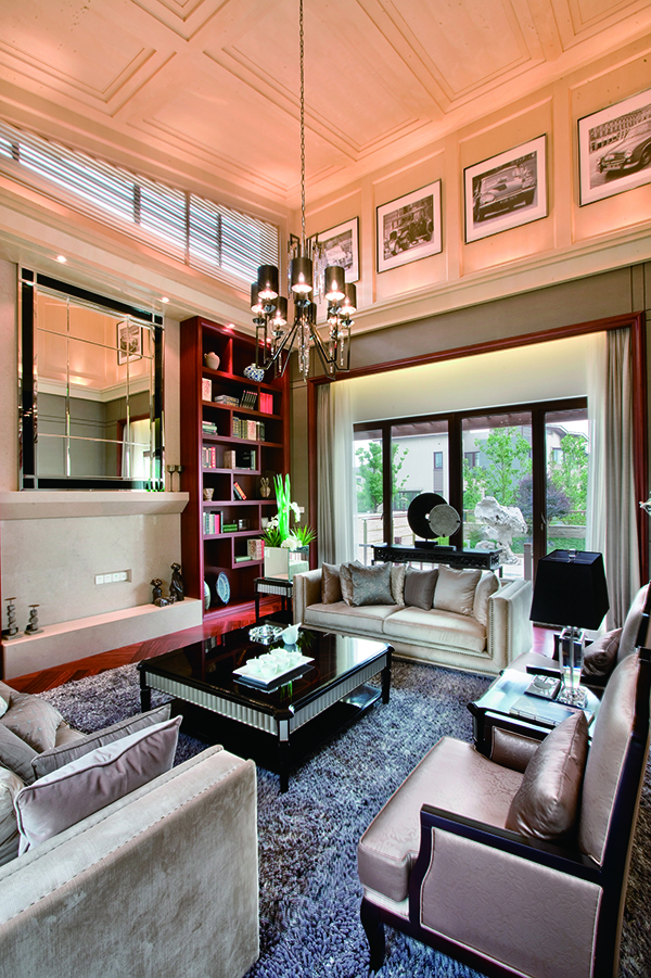 高爾夫別墅，新中式裝修別墅