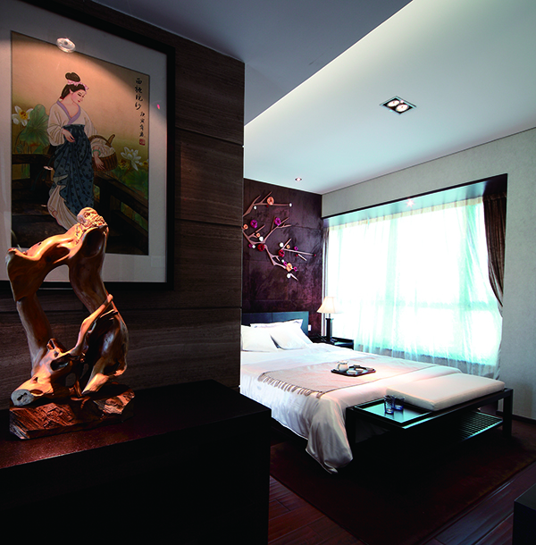 新中式別墅裝修，天邑灣樣板圖