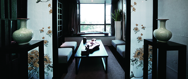 新中式別墅裝修，天邑灣樣板圖