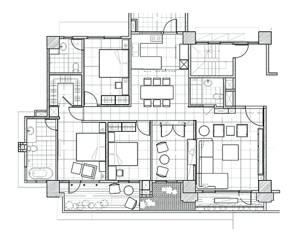 珠光，新中式會舍裝修設(shè)計
