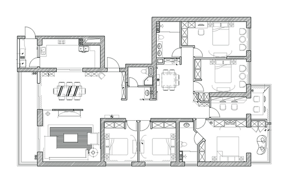 珠光，新中式會舍裝修設(shè)計