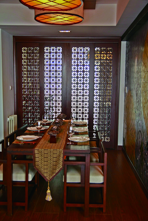 悅湖，新中式裝修設(shè)計會舍裝修