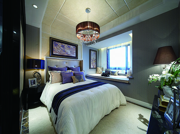 新中式會舍裝修設計，紫晶山