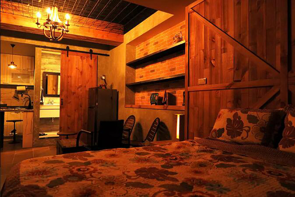 臺(tái)灣民宿，頂樓空中花園