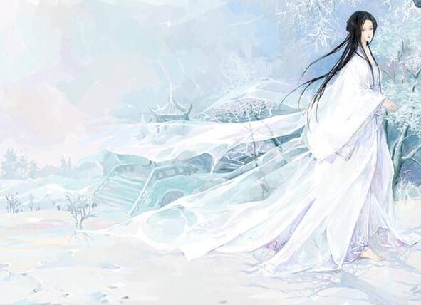 白衣女子，傾城傾國