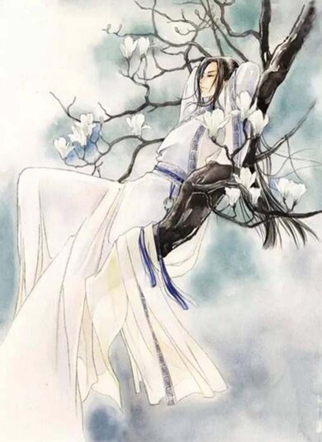 古風(fēng)圖片，白衣翩翩公子