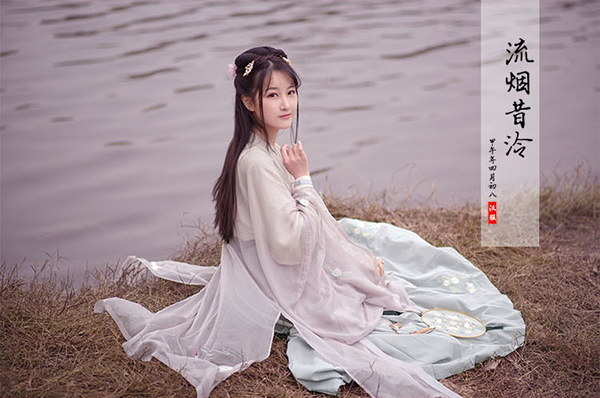 漢服 刺繡齊腰襦裙大袖衫