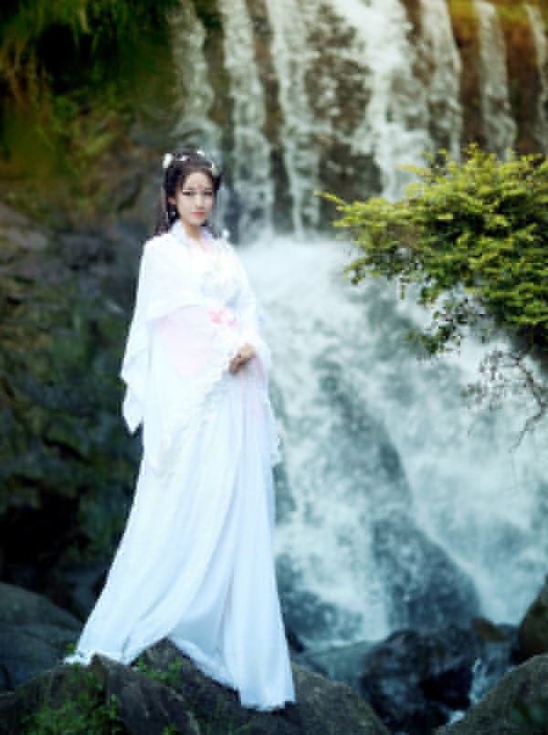 漢服  對(duì)襟齊胸襦裙