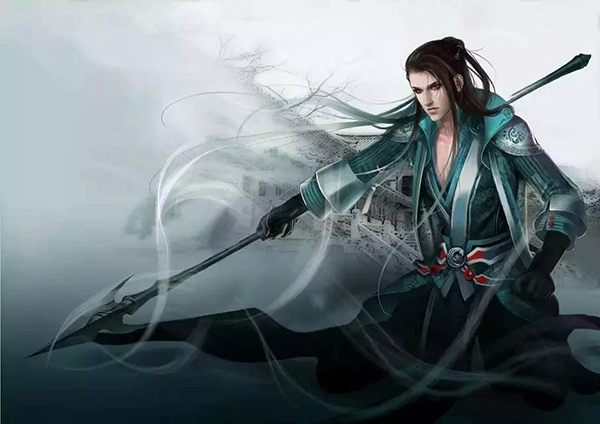 古風(fēng)圖片，戰(zhàn)場上的男子