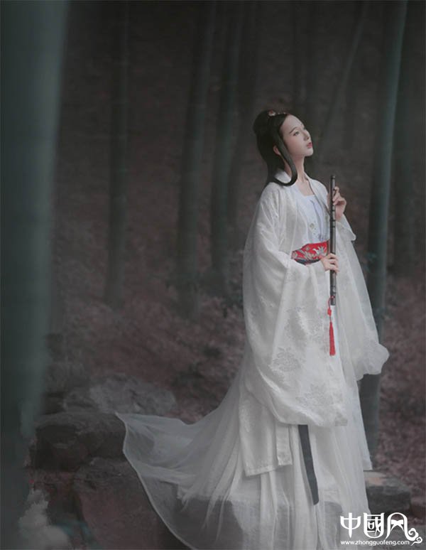 漢服魏晉風交領大袖襦裙